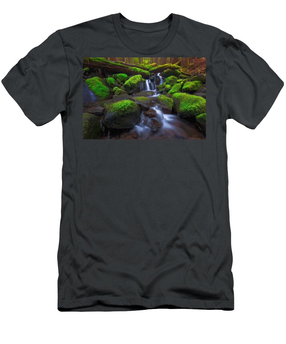 Stream T-Shirt featuring the digital art Stream by Super Lovely