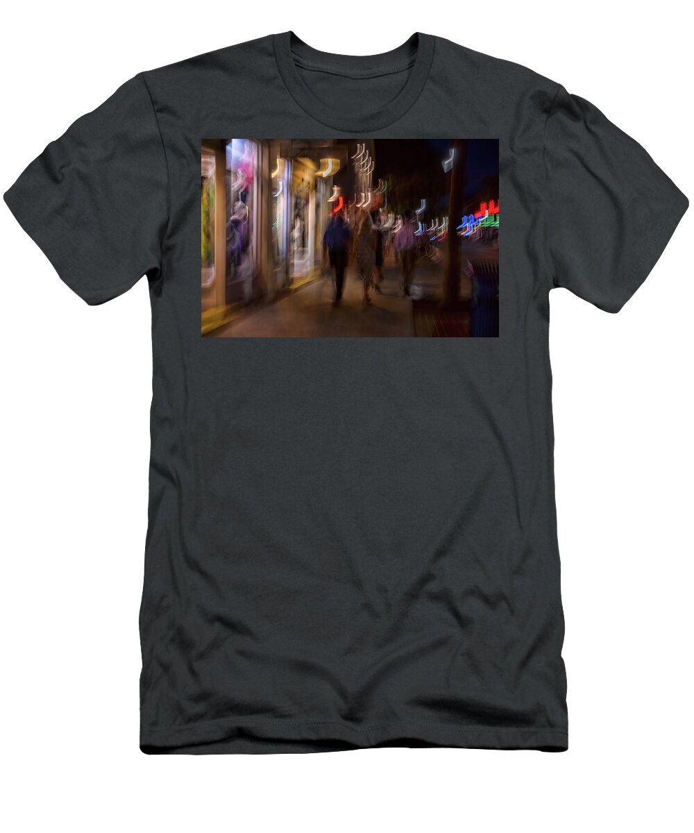 2017 T-Shirt featuring the photograph Strolling Duval by Louise Lindsay