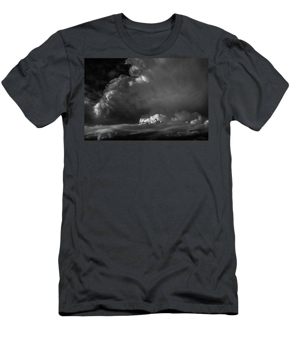 Nebraskasc T-Shirt featuring the photograph Strong Nebraska Thunderstorms 018 by NebraskaSC