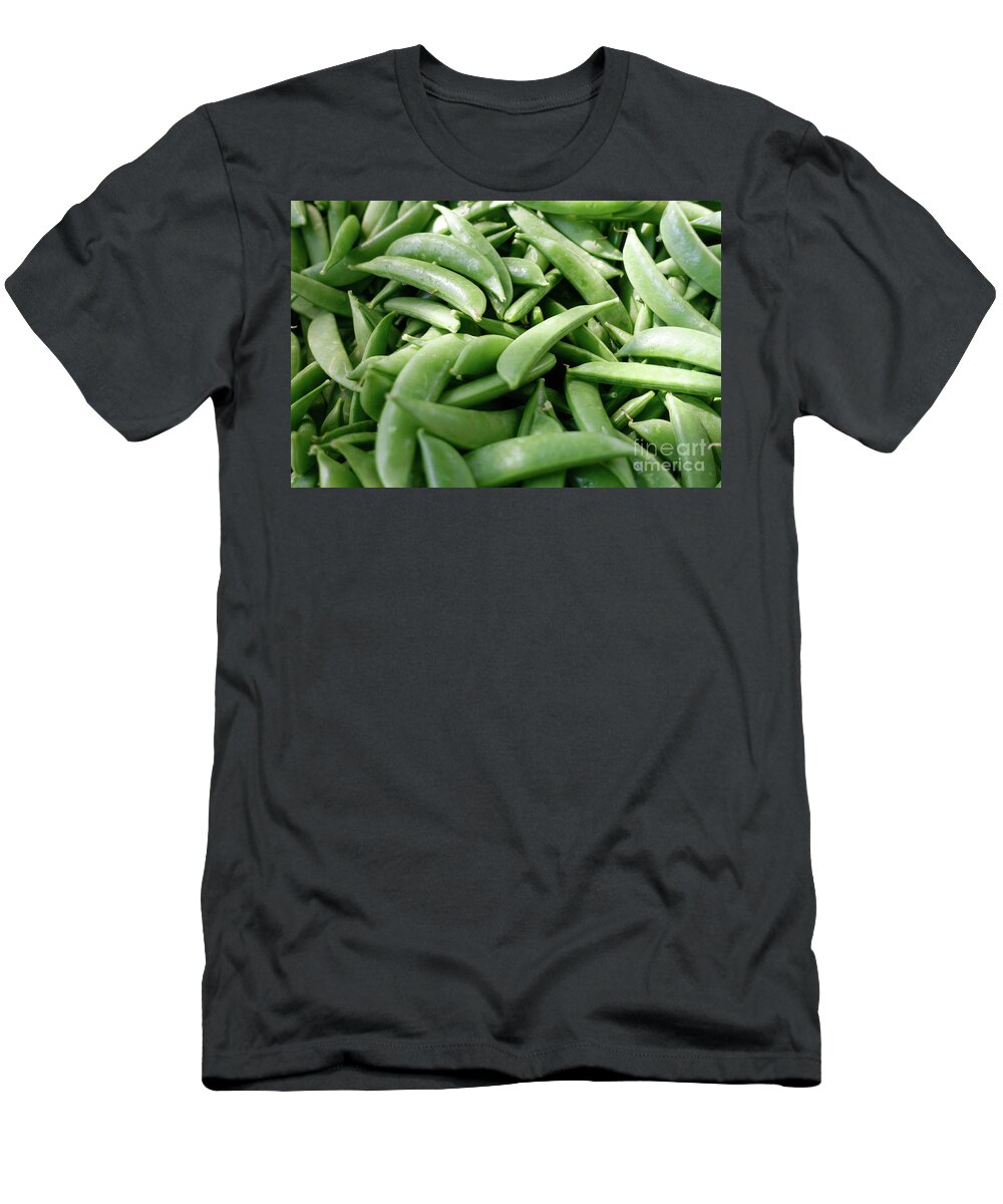 Sugar Snap Peas T-Shirt featuring the photograph Sugar Snap Peas by Louise Heusinkveld