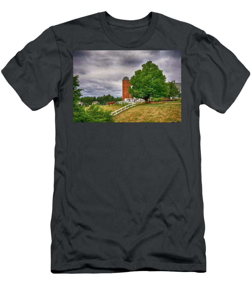 Green T-Shirt featuring the photograph Summer At The Farm by Tricia Marchlik