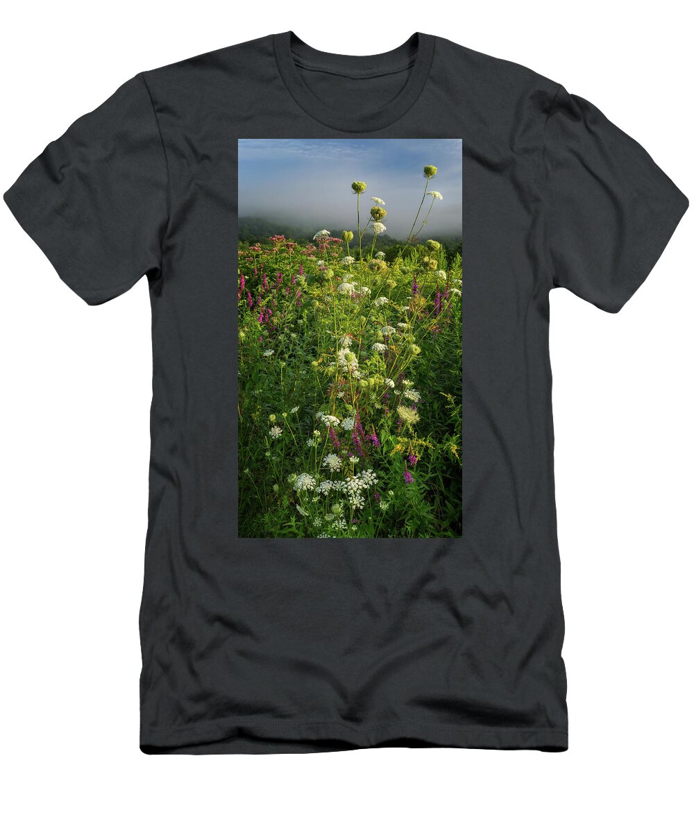 Summer T-Shirt featuring the photograph Summer Floral by Bill Wakeley