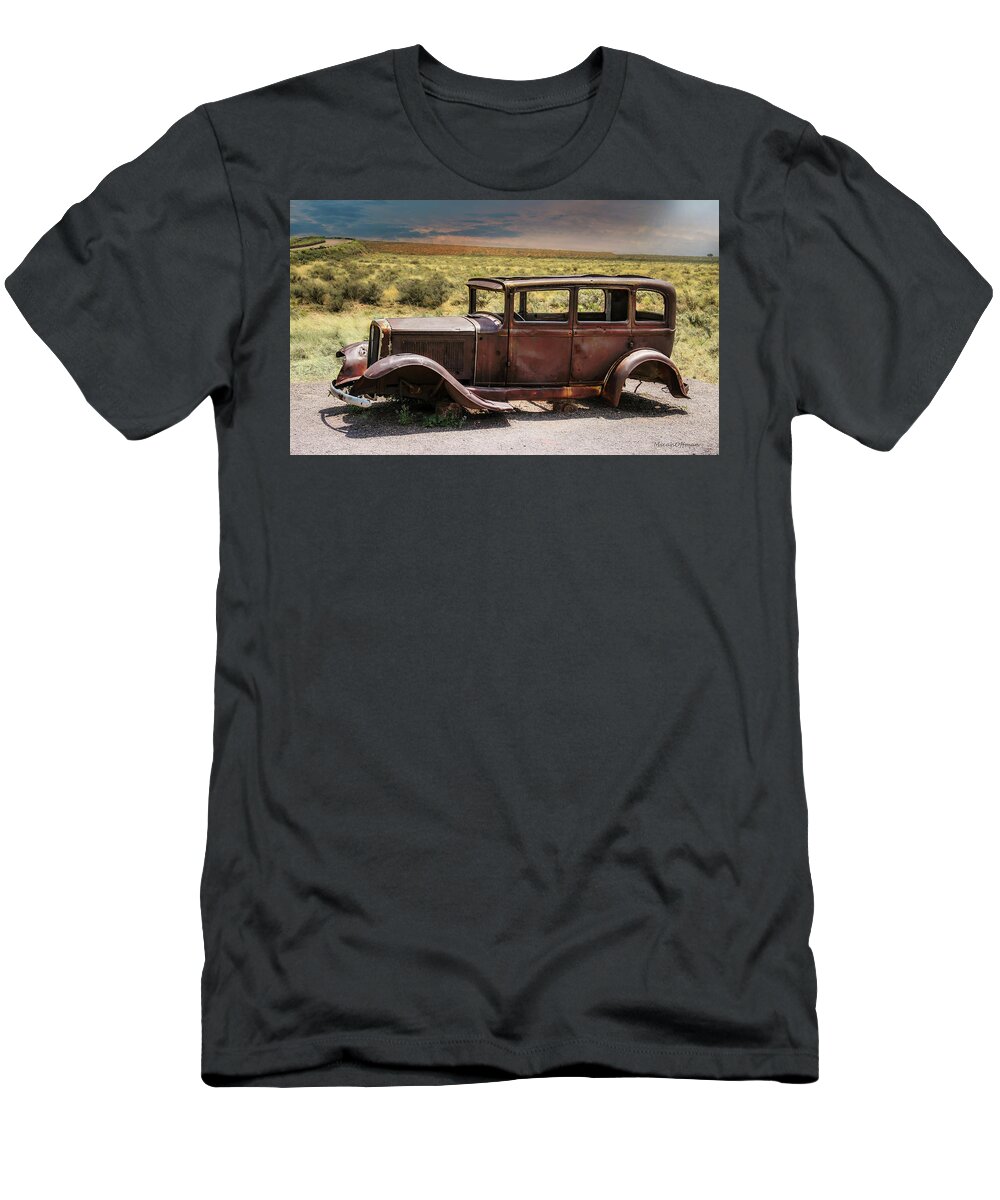Old Car T-Shirt featuring the photograph Sun Tanning by Micah Offman