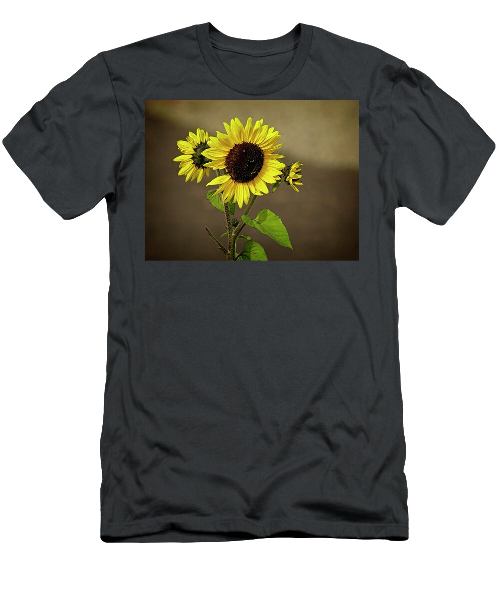 Sunflower T-Shirt featuring the photograph Sunflower 1 by Inge Riis McDonald