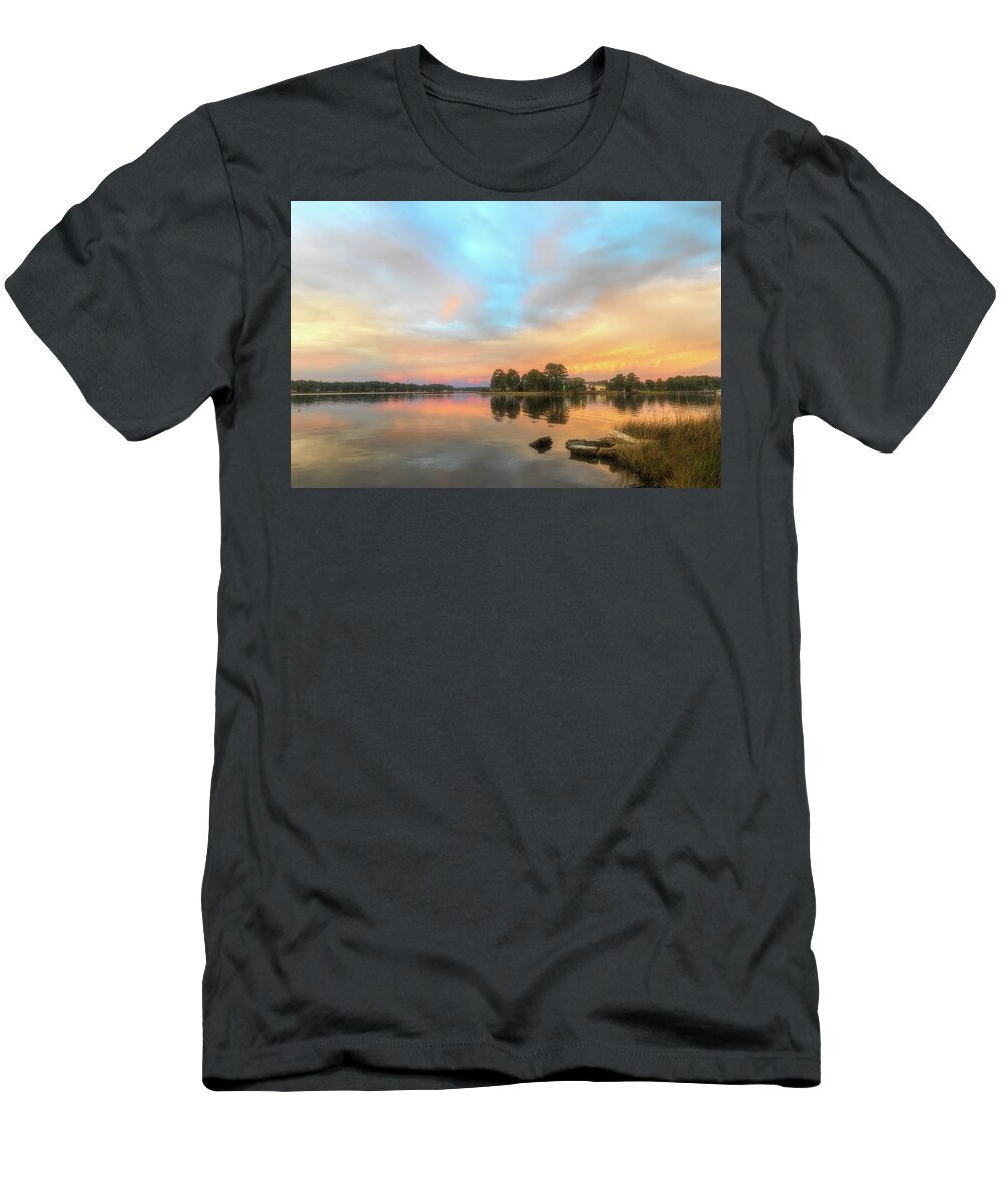 Photograph T-Shirt featuring the photograph Sunrise, From the West by Cindy Lark Hartman