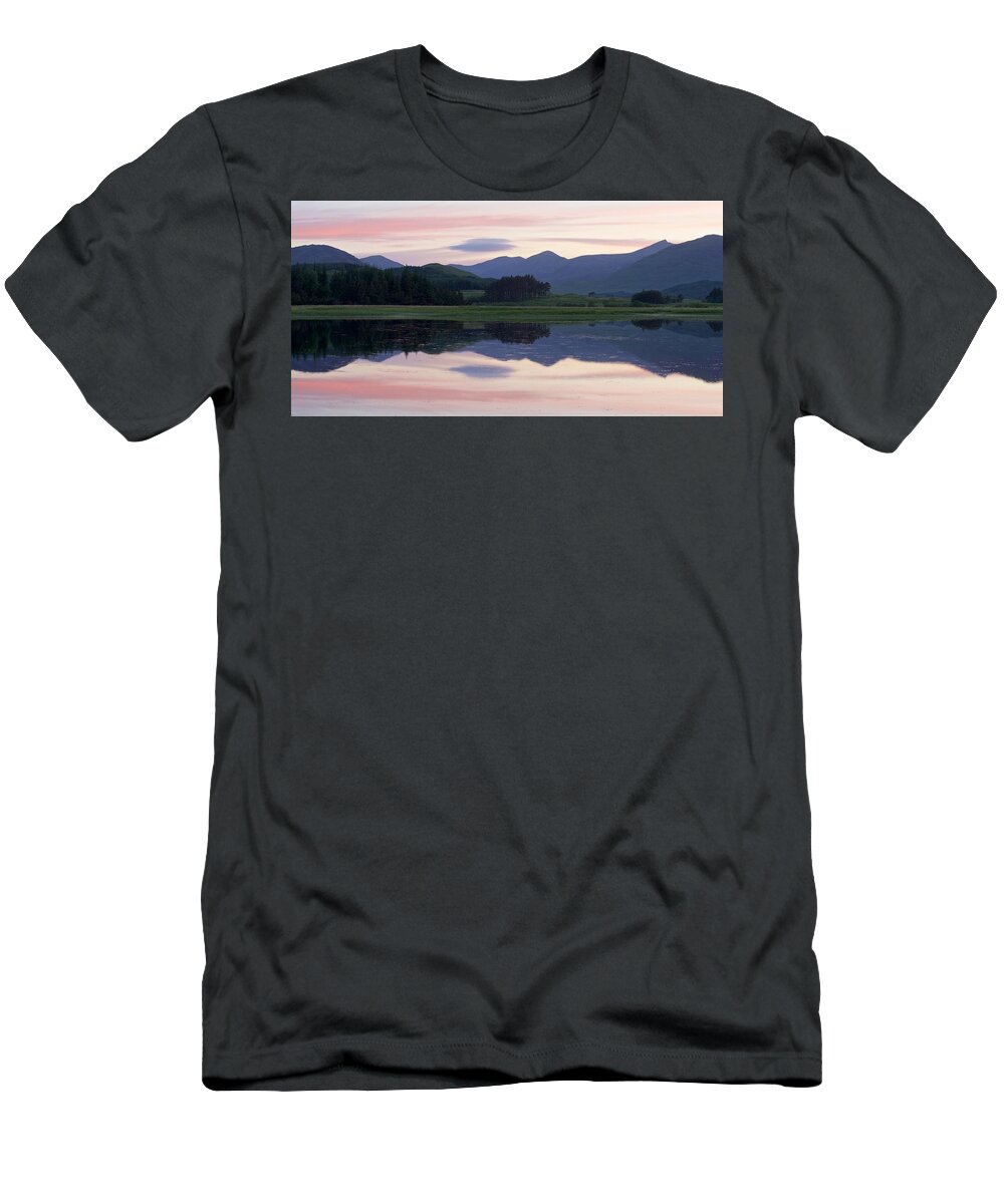 Sunset T-Shirt featuring the photograph Sunset at Loch Tulla by Stephen Taylor