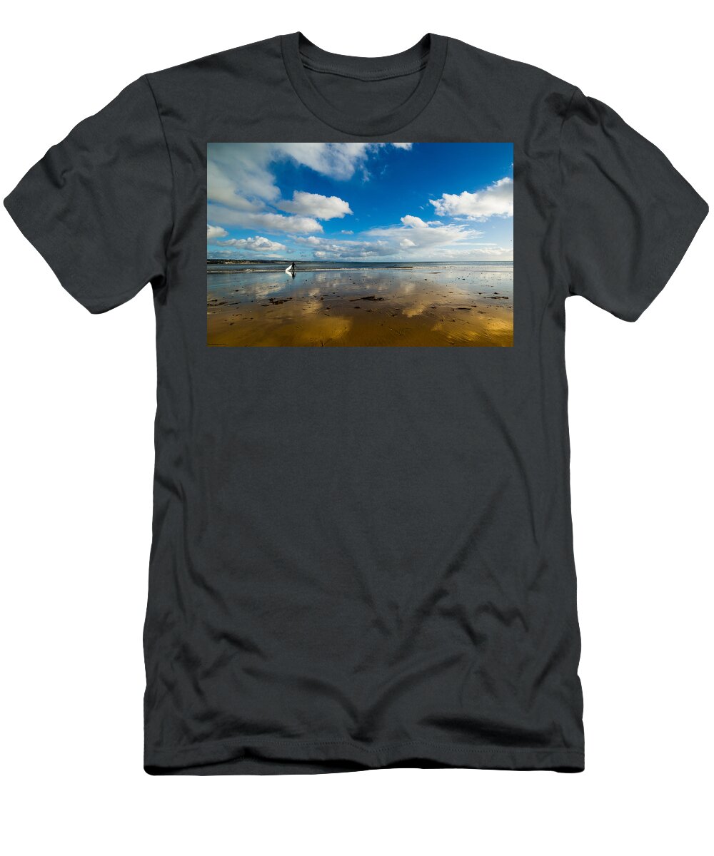 Clouds T-Shirt featuring the photograph Surfing the sky by Lora Lee Chapman
