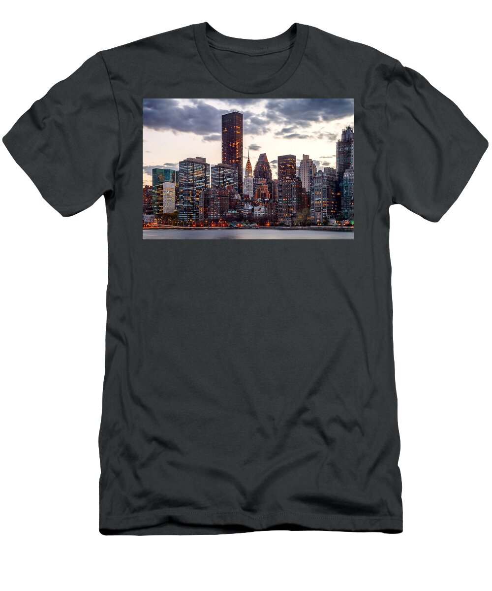 Chrysler Building T-Shirt featuring the photograph Surrounded By The City by Az Jackson