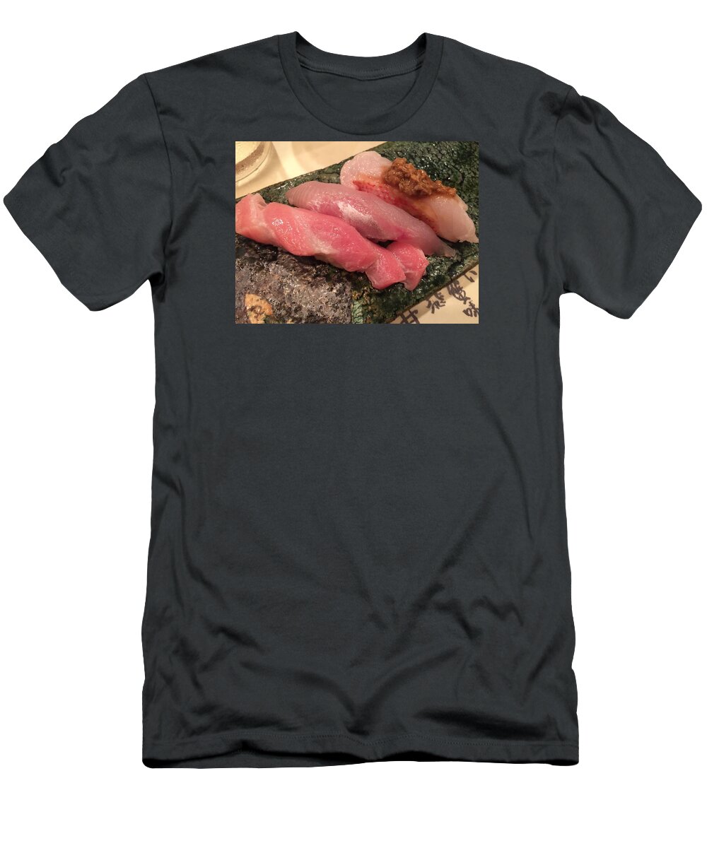 Sushi T-Shirt featuring the photograph Sushi by Goma