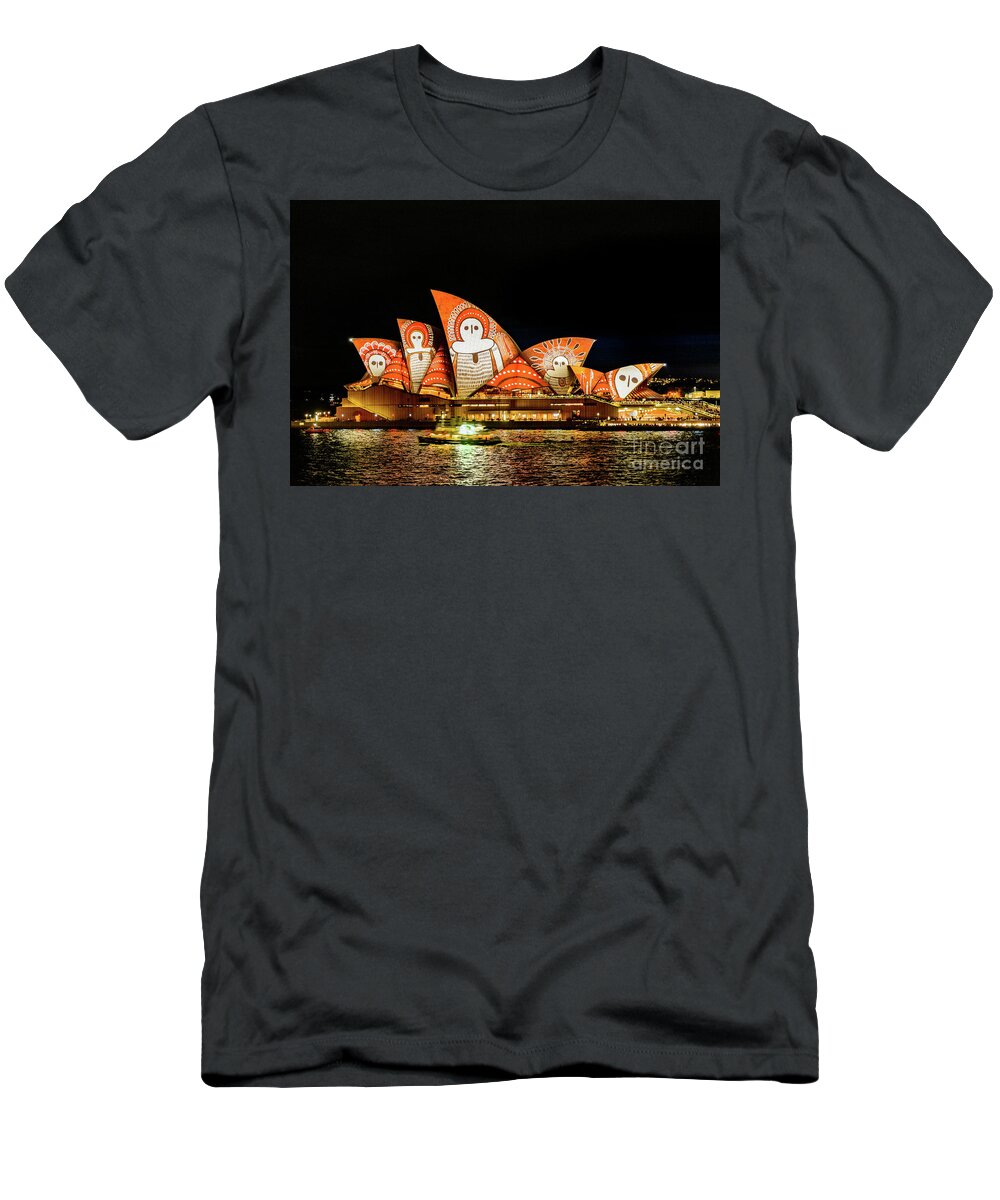 Building T-Shirt featuring the photograph Ochre on Opera by Werner Padarin