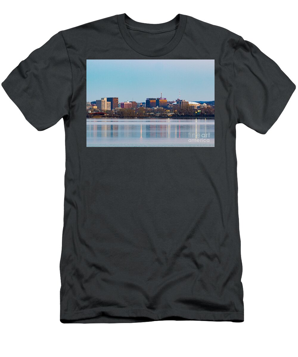 Skylines T-Shirt featuring the photograph Syracuse Skyline by Rod Best