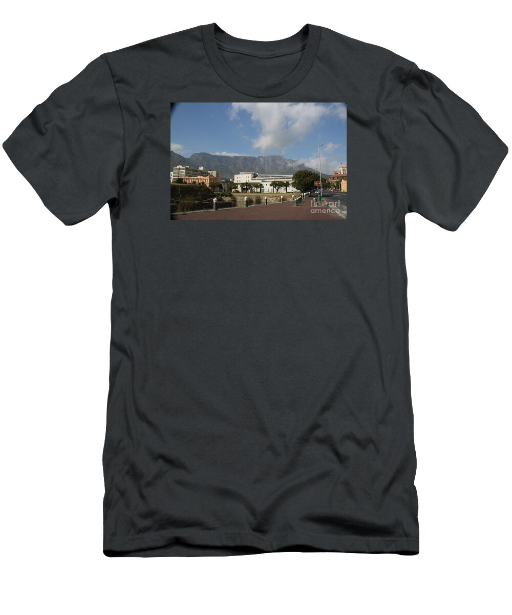 Table Mountain T-Shirt featuring the photograph Table Mountain, Capetown by Bev Conover