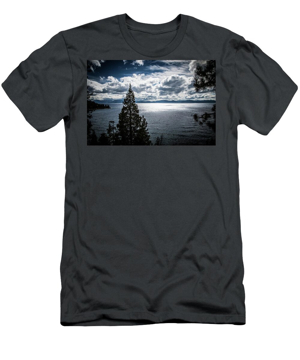 Lake Tahoe T-Shirt featuring the photograph Tahoe Blue by Steph Gabler
