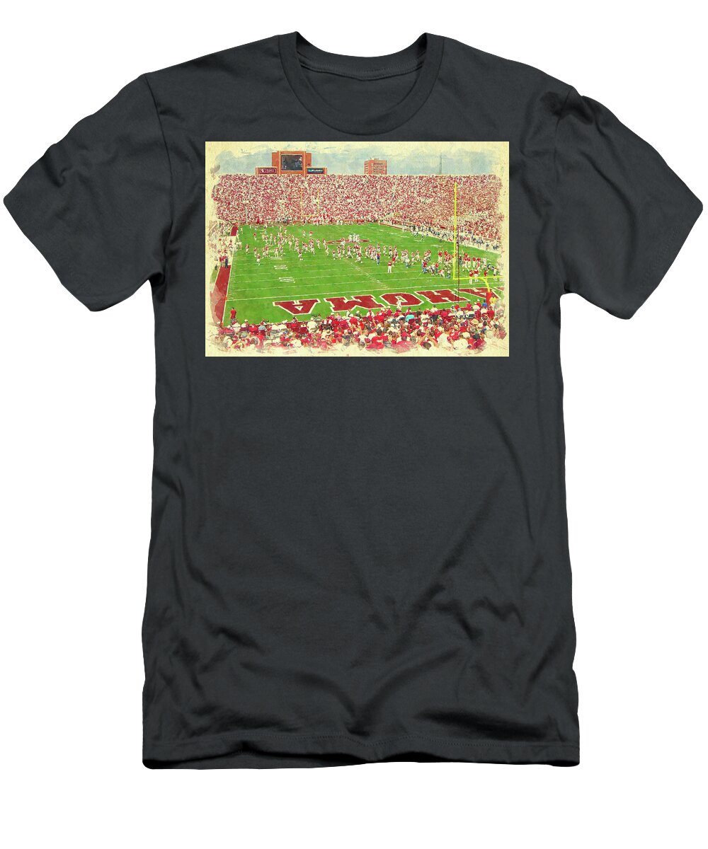 Oklahoma T-Shirt featuring the photograph Take The Field by Ricky Barnard