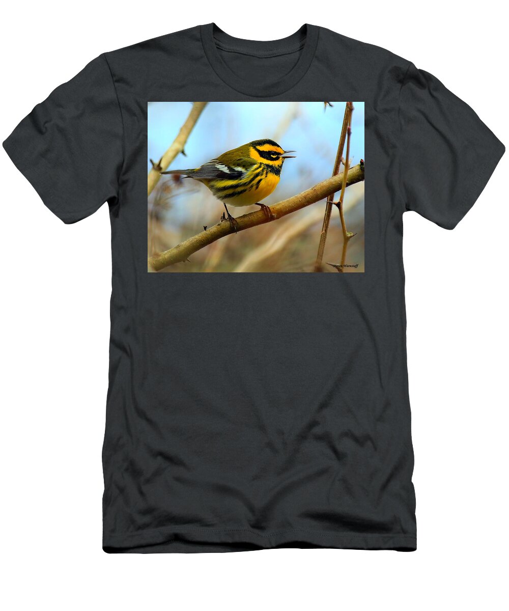 Oregon T-Shirt featuring the photograph Talk'n by Steve Warnstaff