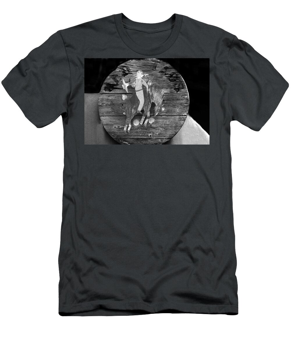 Tao T-Shirt featuring the painting Taos lightning by David Lee Thompson