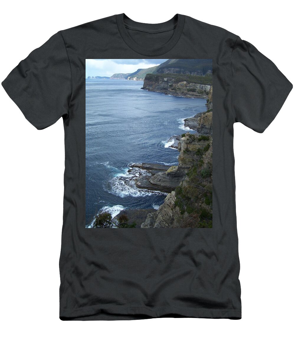 Landscape T-Shirt featuring the photograph Tasmanian Coast by Constance Drescher