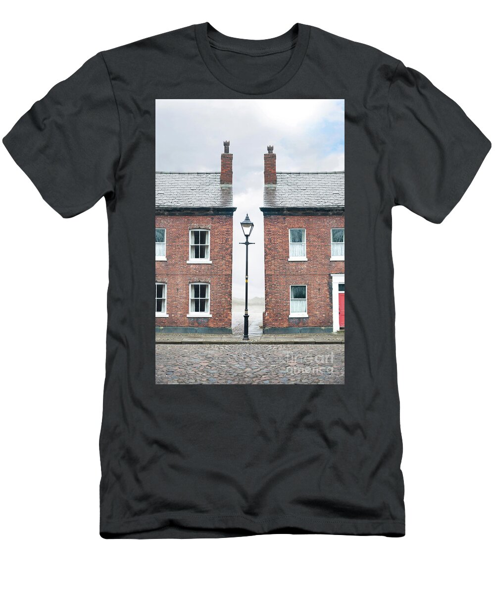Vintage T-Shirt featuring the photograph Terraced Houses by Lee Avison