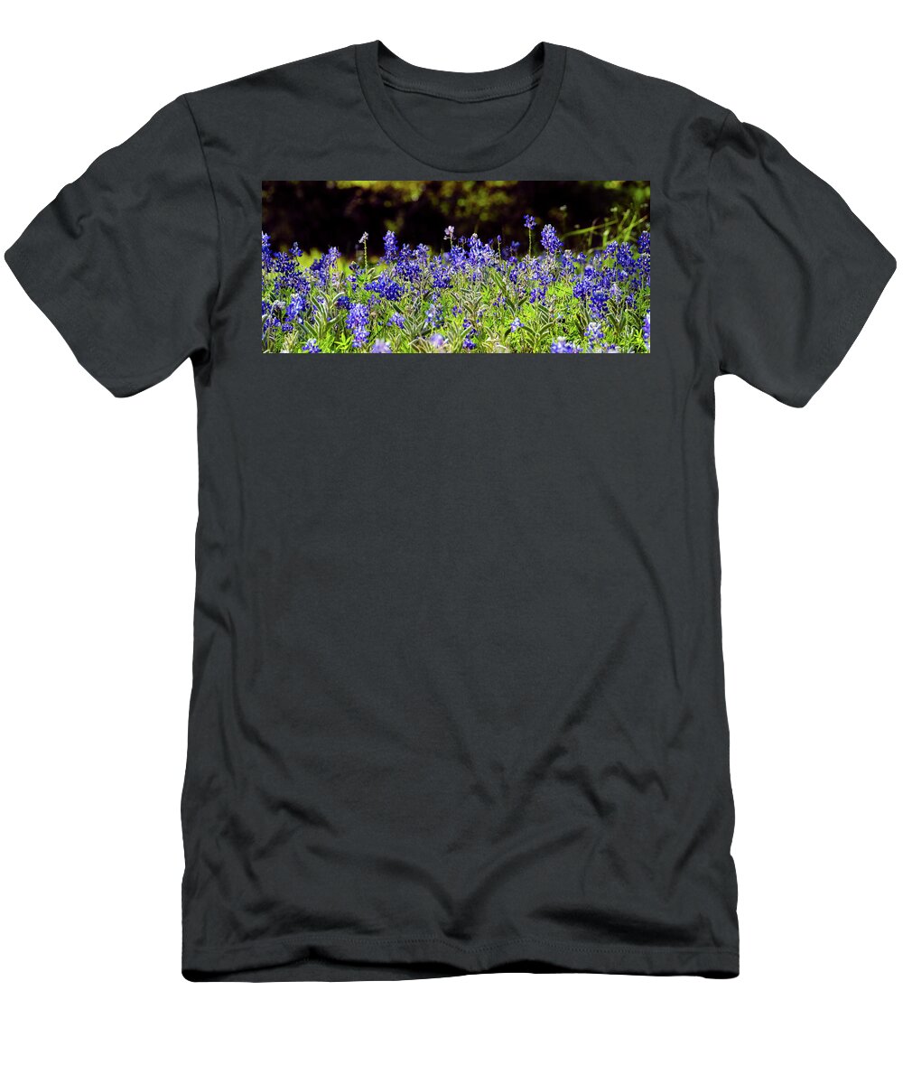 Texas T-Shirt featuring the photograph Texas Bluebonnets III by Greg Reed