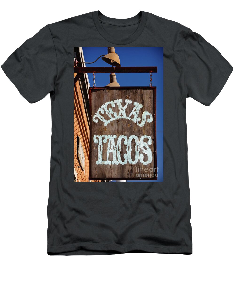 Breakfast T-Shirt featuring the photograph Texas Tacos by Charles Dobbs