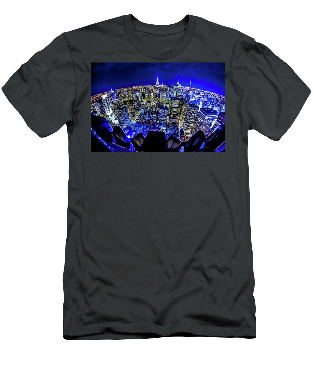 Nyc T-Shirt featuring the photograph The Apple That Never Sleeps by Kyle Field