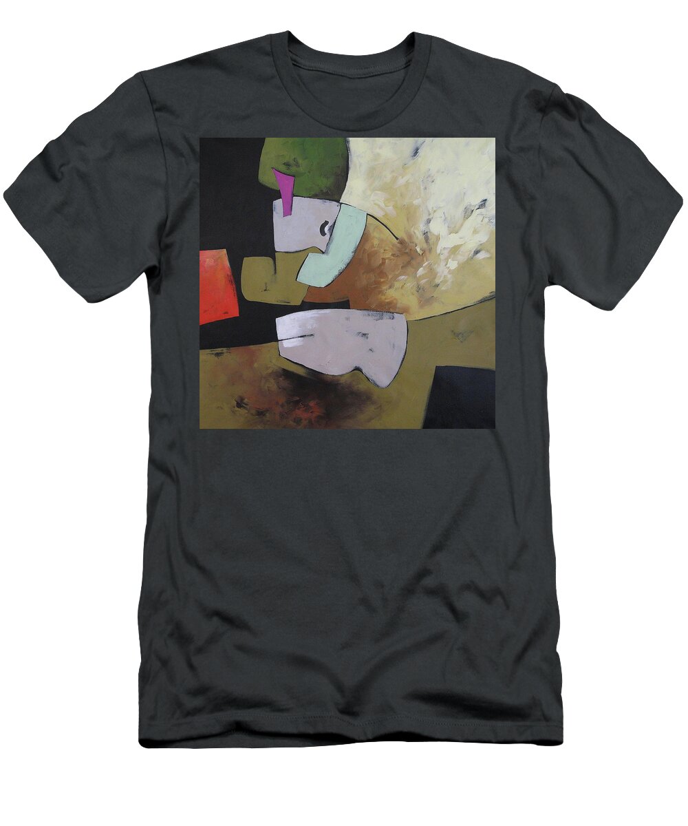 Art T-Shirt featuring the painting The Beyond by Linda Monfort