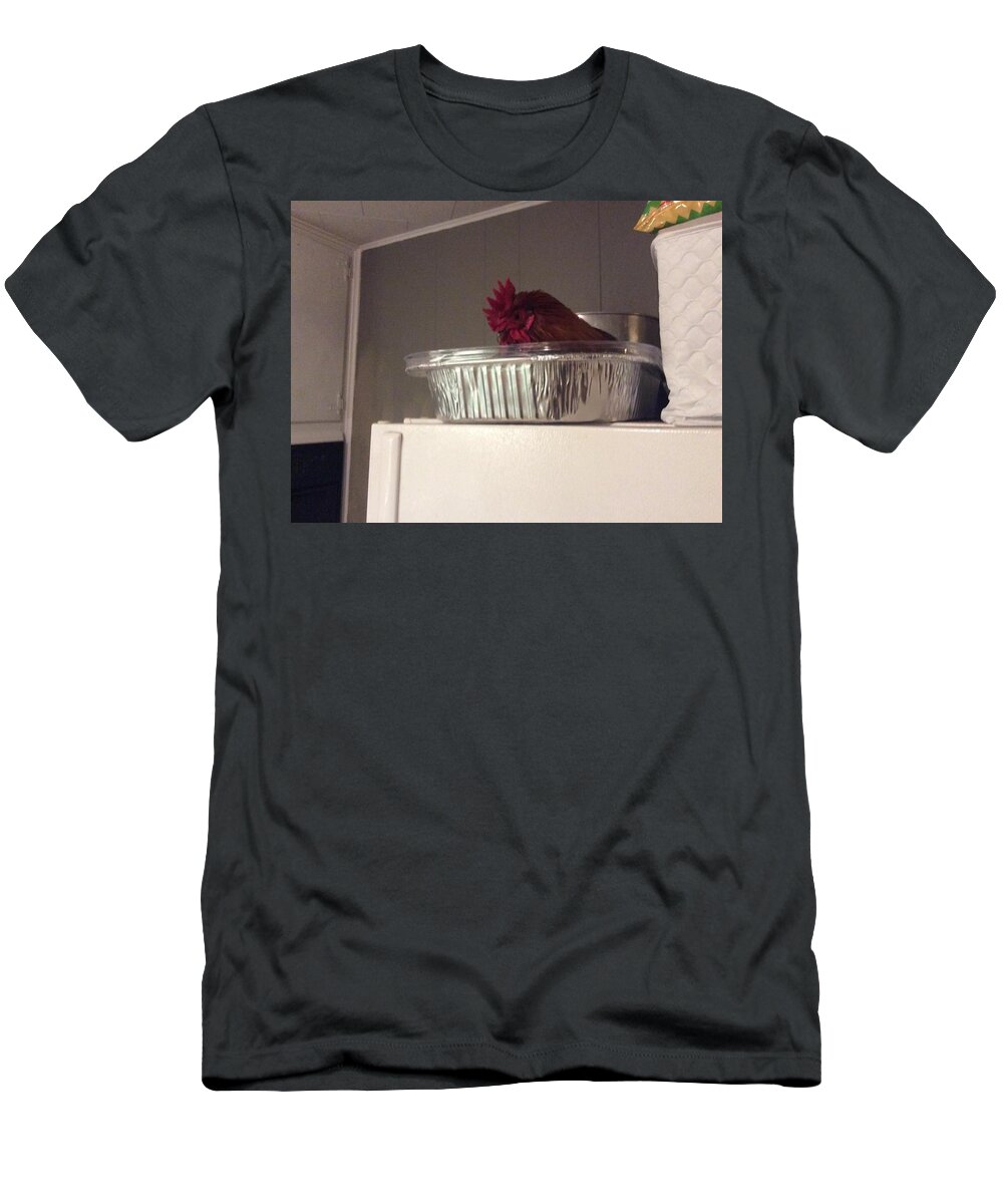 Rooster T-Shirt featuring the photograph The Bird by Amy Hosp