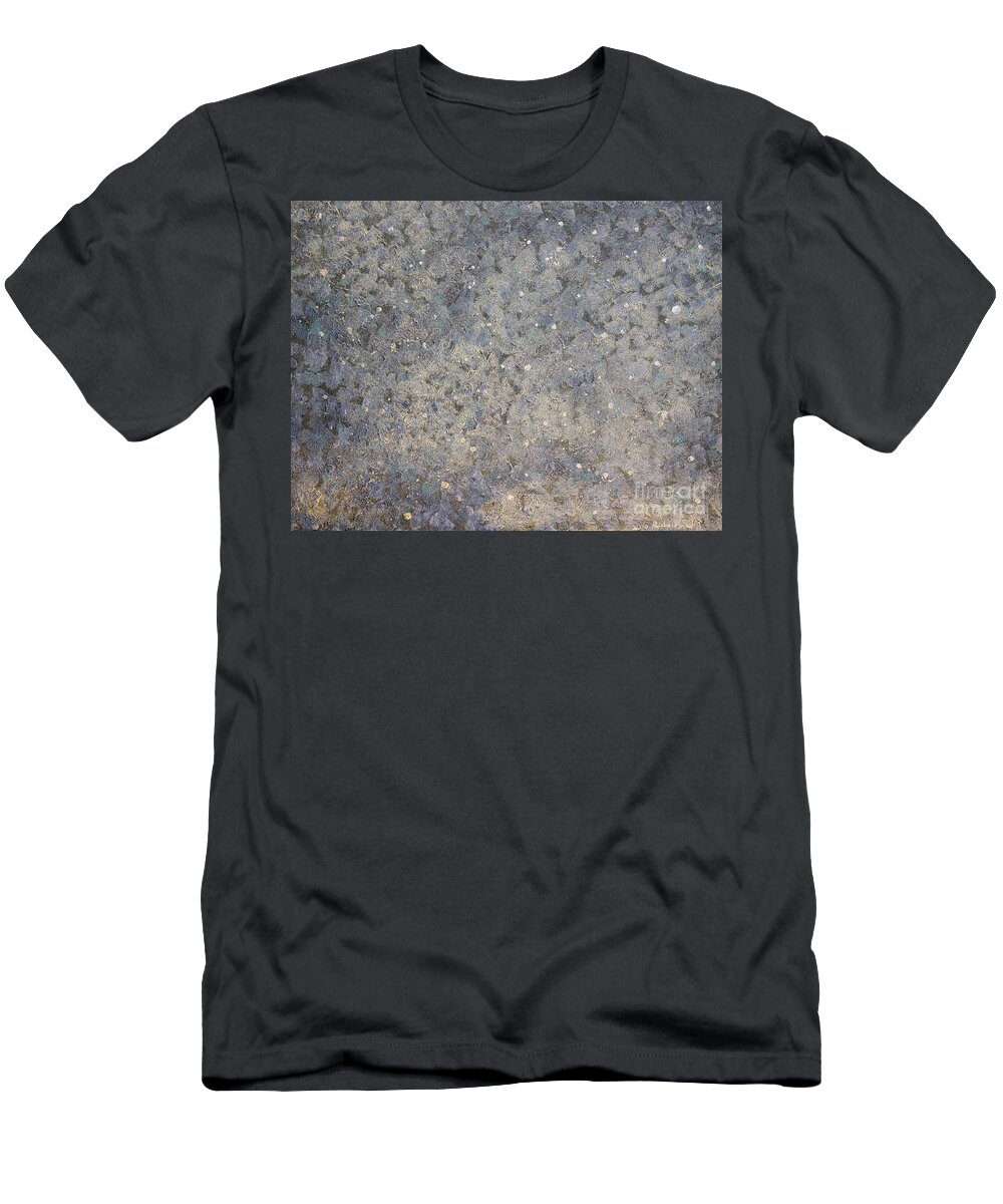 Abstract T-Shirt featuring the painting The Blue by Rachel Hannah