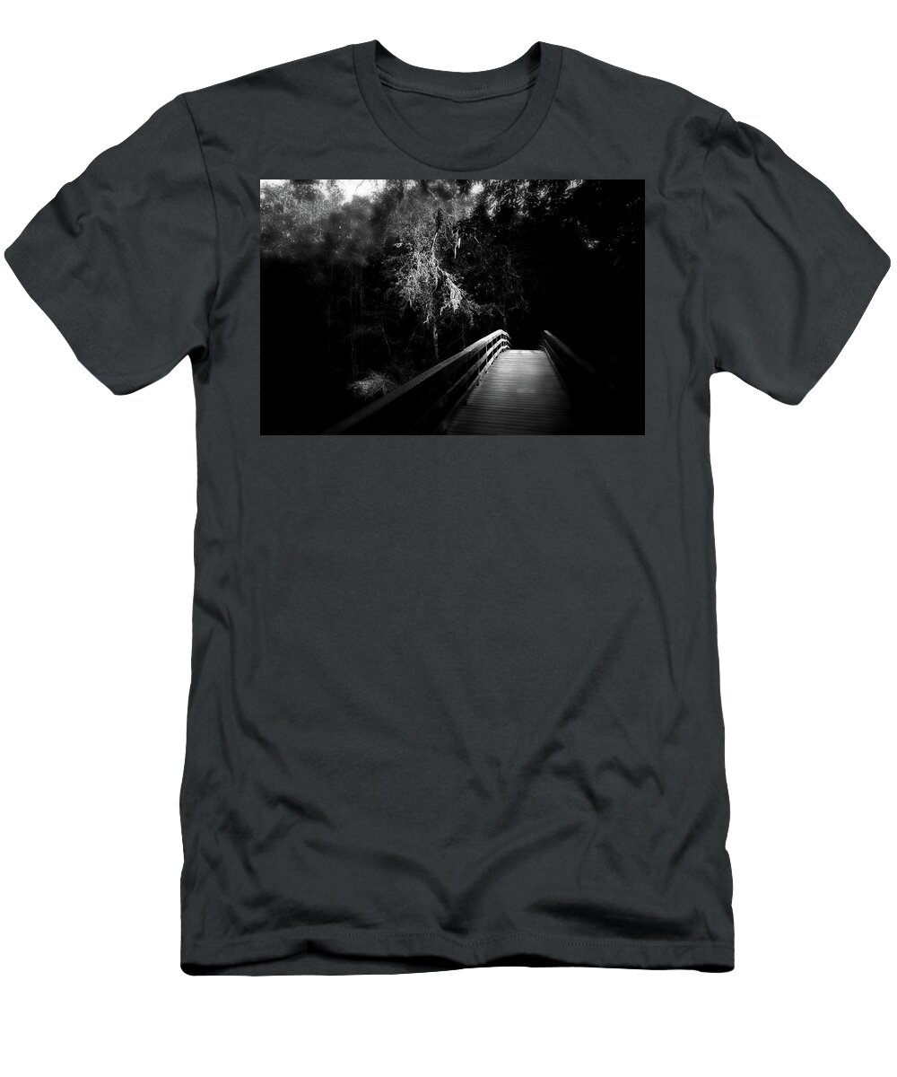 Bridge T-Shirt featuring the photograph The Bridge by Stoney Lawrentz