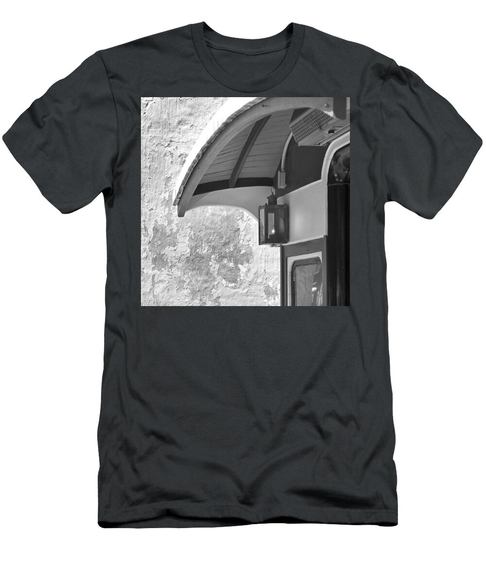 Cable T-Shirt featuring the photograph The Cable Car Nantucket by Charles Harden