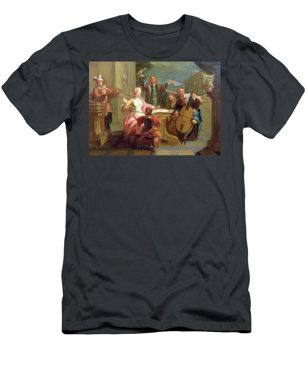 Gg101966 T-Shirt featuring the photograph The Concert by Etienne Jeaurat
