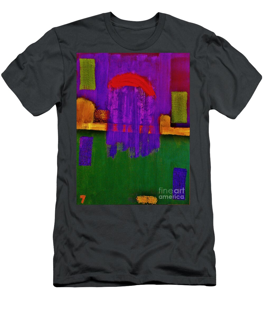 A-fine-art-painting T-Shirt featuring the painting The Crown  by Catalina Walker
