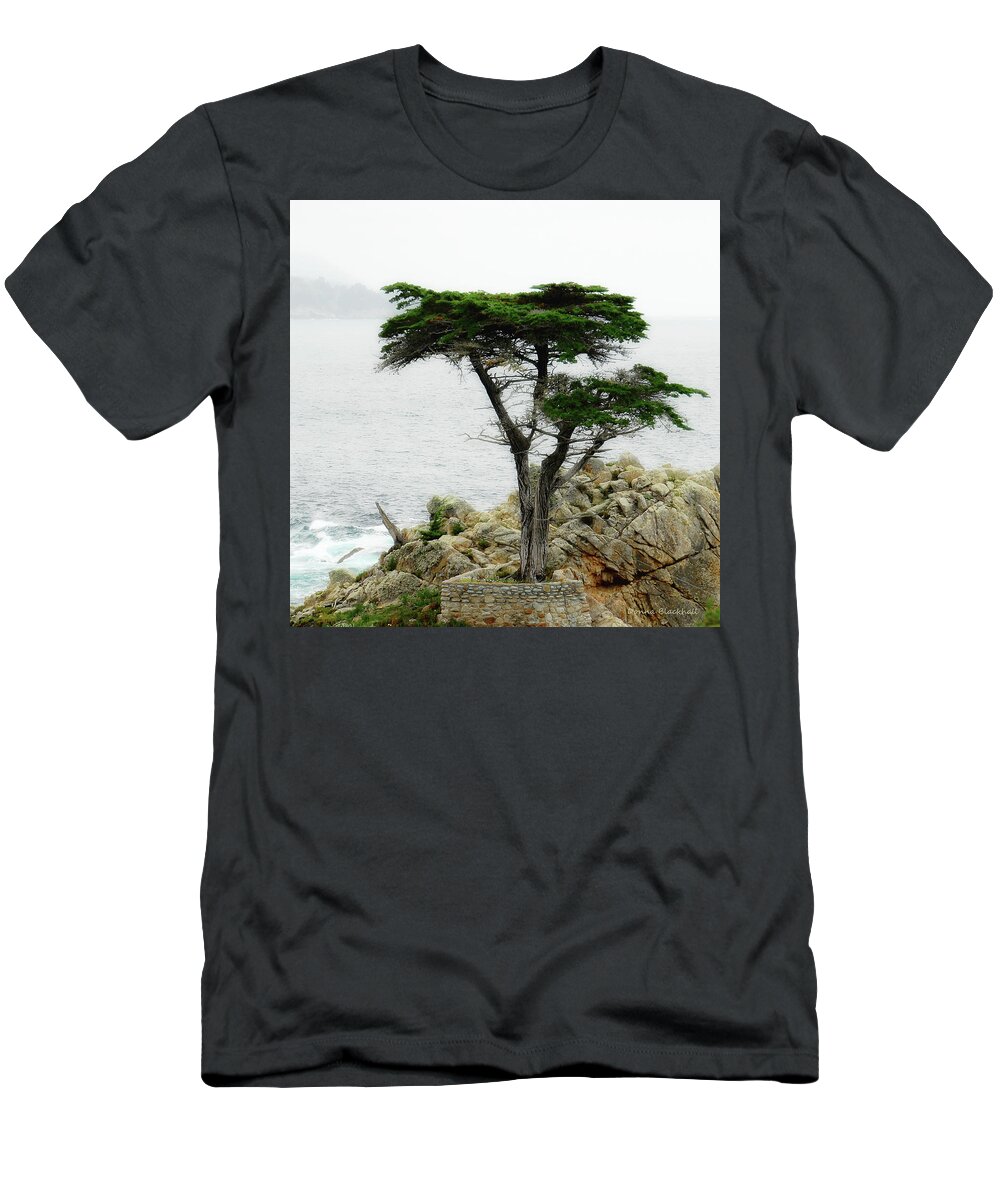 Monterey T-Shirt featuring the photograph The Cypress by Donna Blackhall