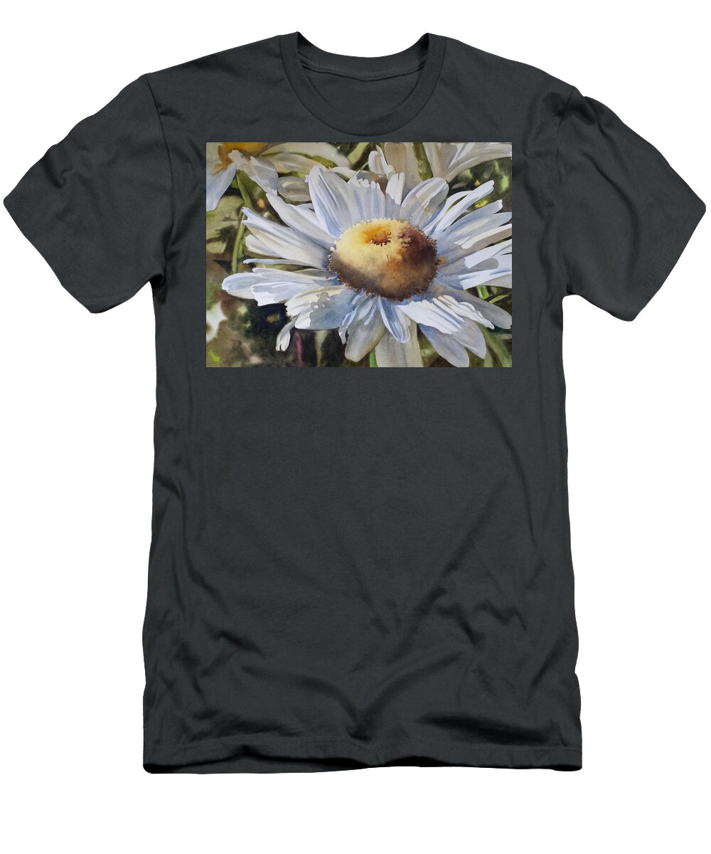 Watercolor T-Shirt featuring the painting The Dominant One by Marlene Gremillion