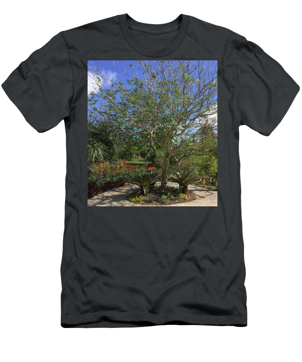 Tree T-Shirt featuring the photograph The Exotic Tree #1 by Susan Grunin