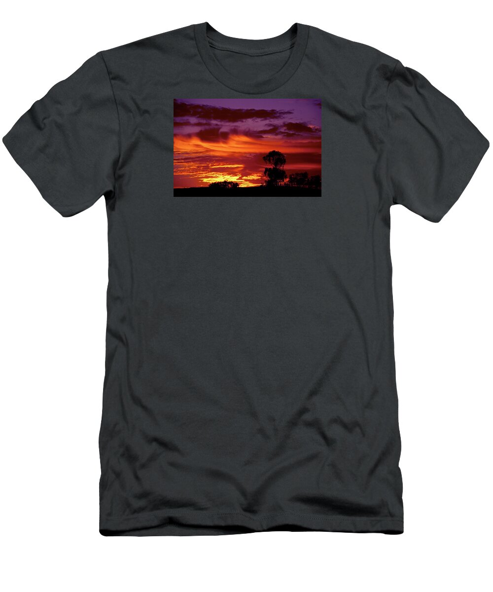The Walkers T-Shirt featuring the photograph The Flame Thrower by The Walkers