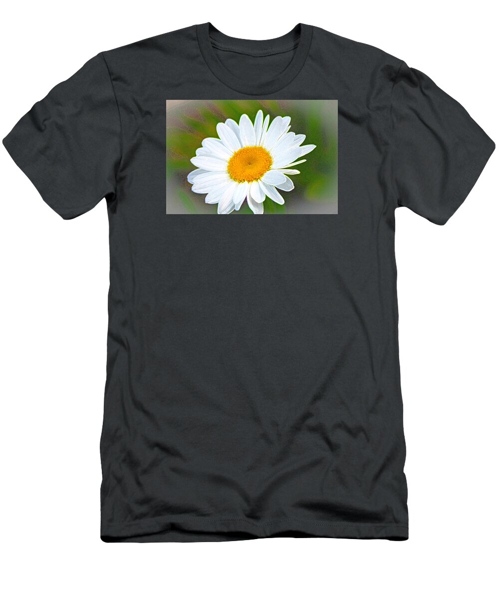 Flower T-Shirt featuring the photograph The Friendliest Flower by Barbara Dean