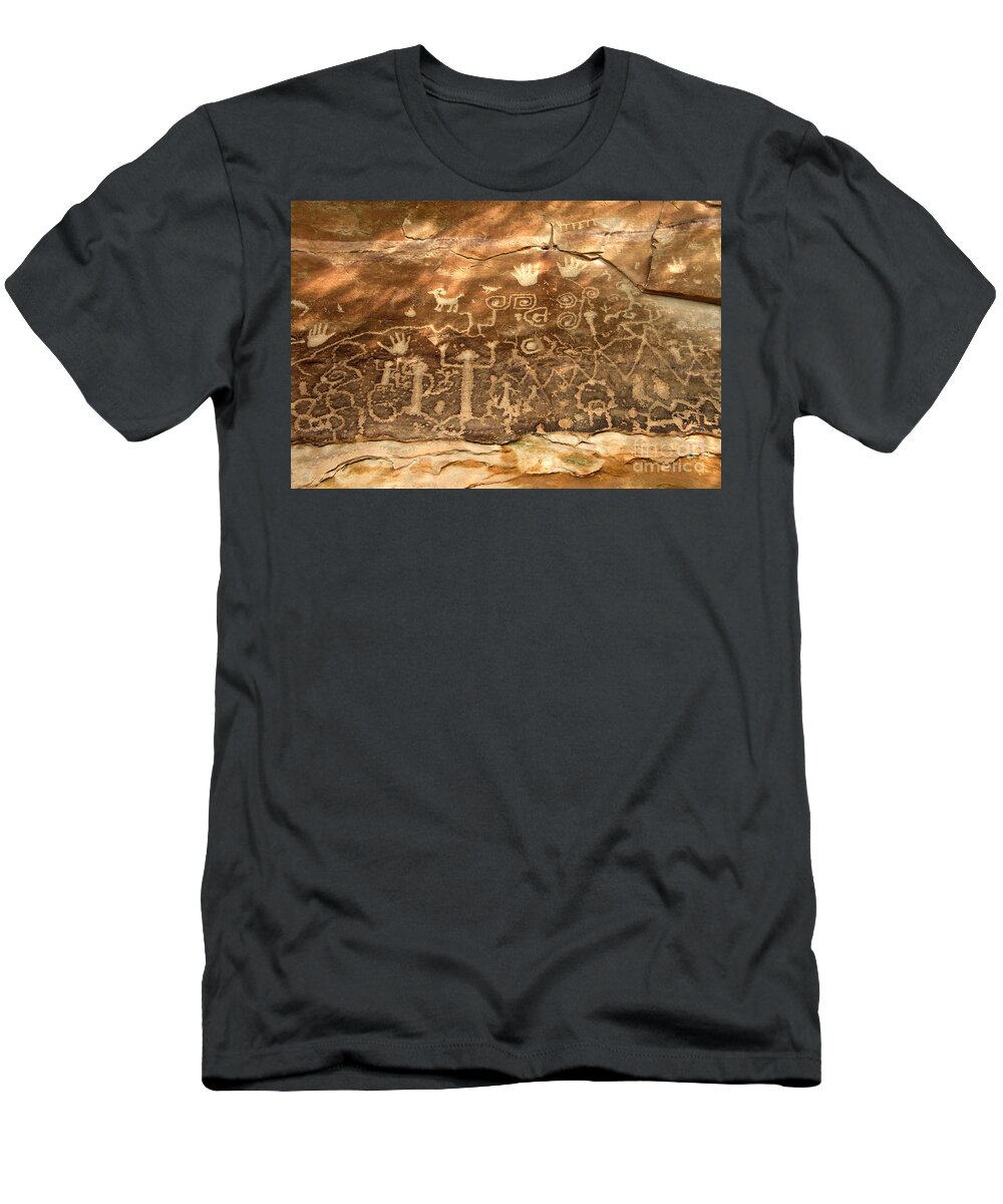 Anasazi T-Shirt featuring the photograph The Great Panel by David Lee Thompson