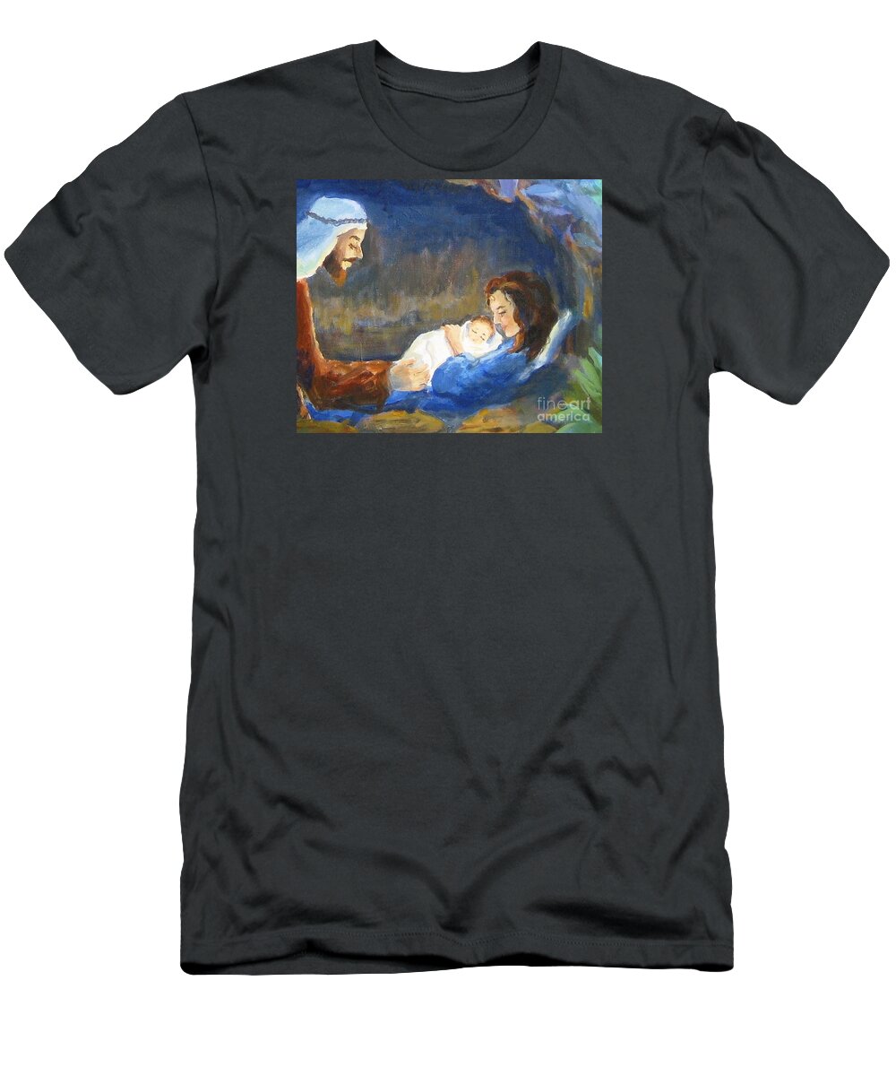Christian Art T-Shirt featuring the painting The Infant King by Maria Hunt