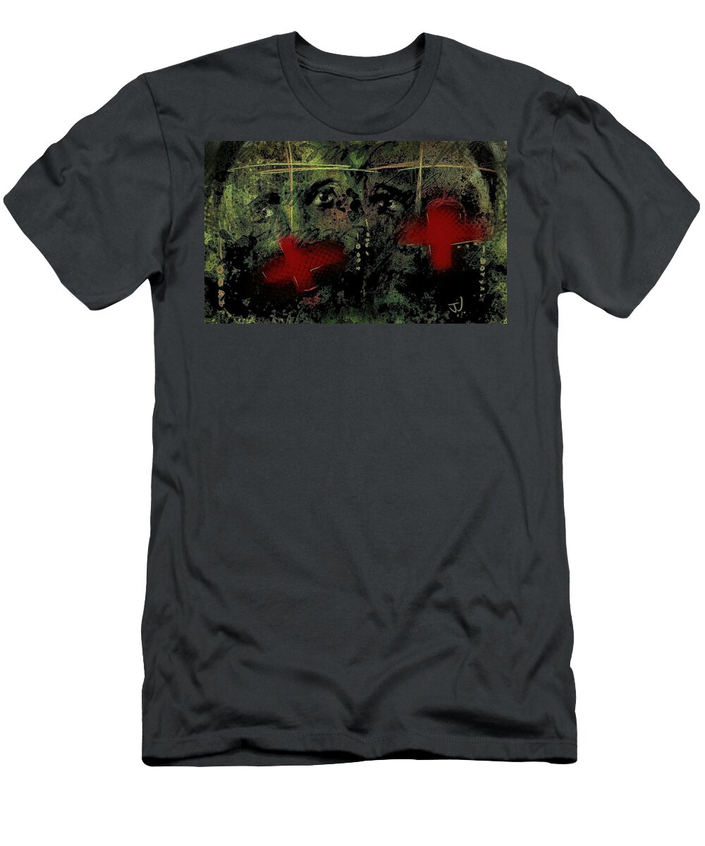 Abstract T-Shirt featuring the painting The Innocent by Jim Vance