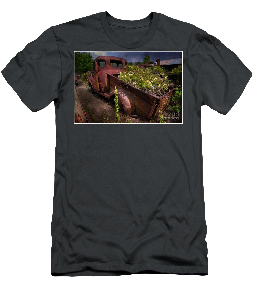 Old Truck T-Shirt featuring the photograph The Last Haul by Arttography LLC