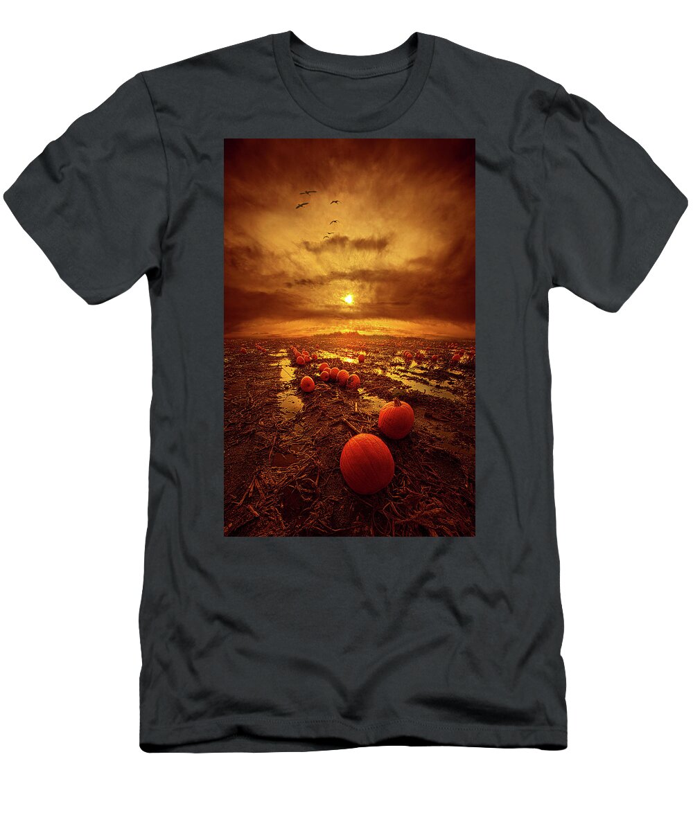 Landscape T-Shirt featuring the photograph The Left Overs by Phil Koch