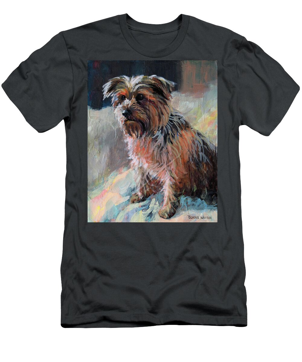 Dogs T-Shirt featuring the painting The Little Princess by Bonnie Mason