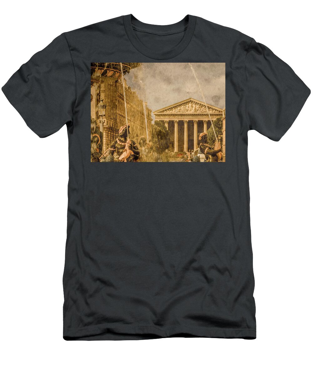 Date T-Shirt featuring the photograph Paris, France - The Madeleine by Mark Forte