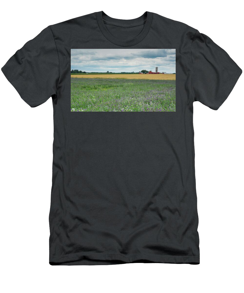 Canada T-Shirt featuring the photograph Farming landscape by Nick Mares