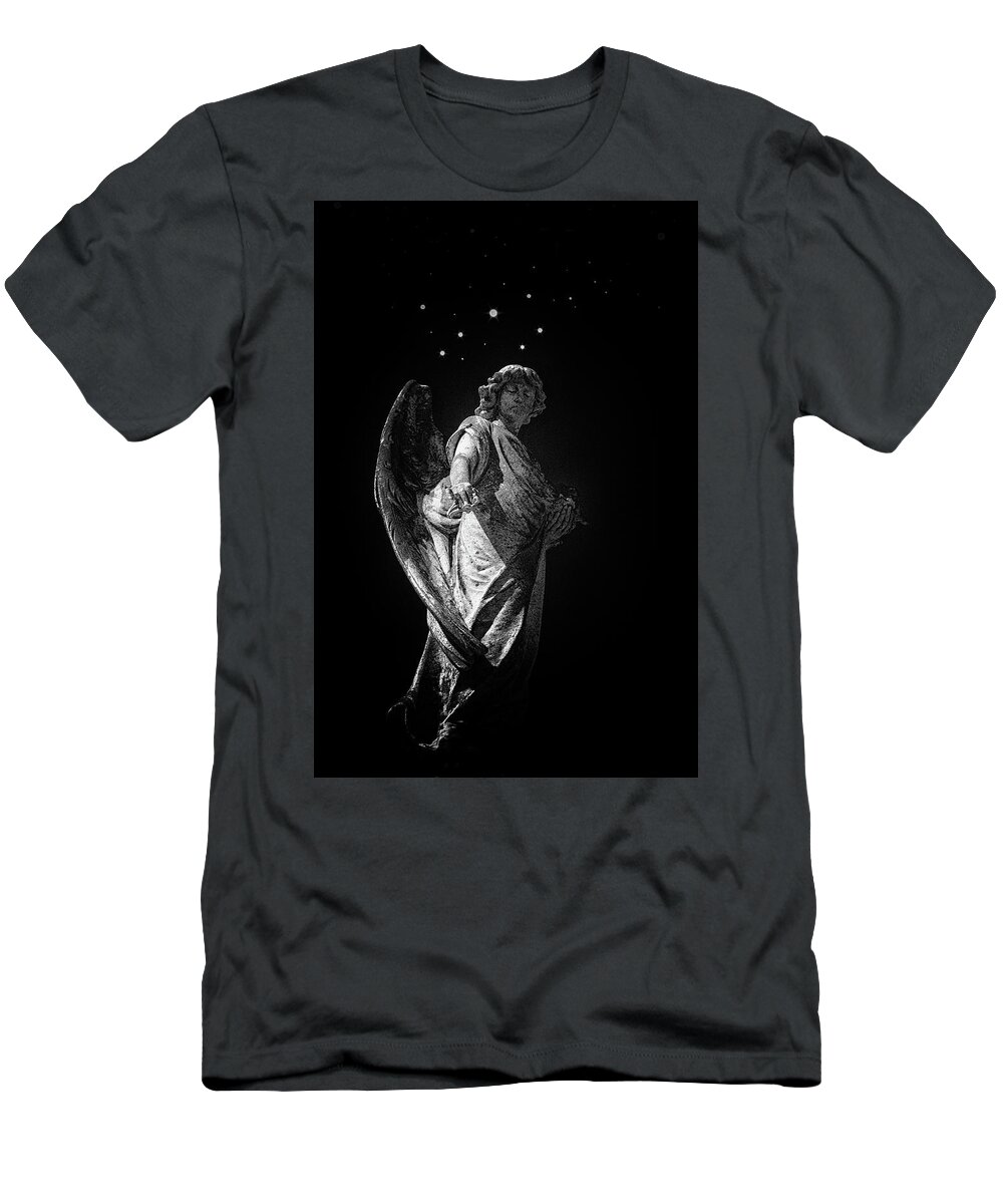 Angels T-Shirt featuring the photograph The Messenger by Jim Cook