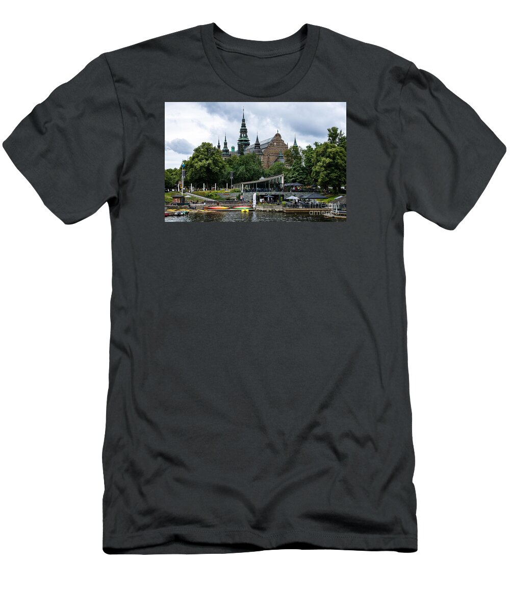 Photography T-Shirt featuring the photograph The Nordic Museum at Djurgarden by RicardMN Photography