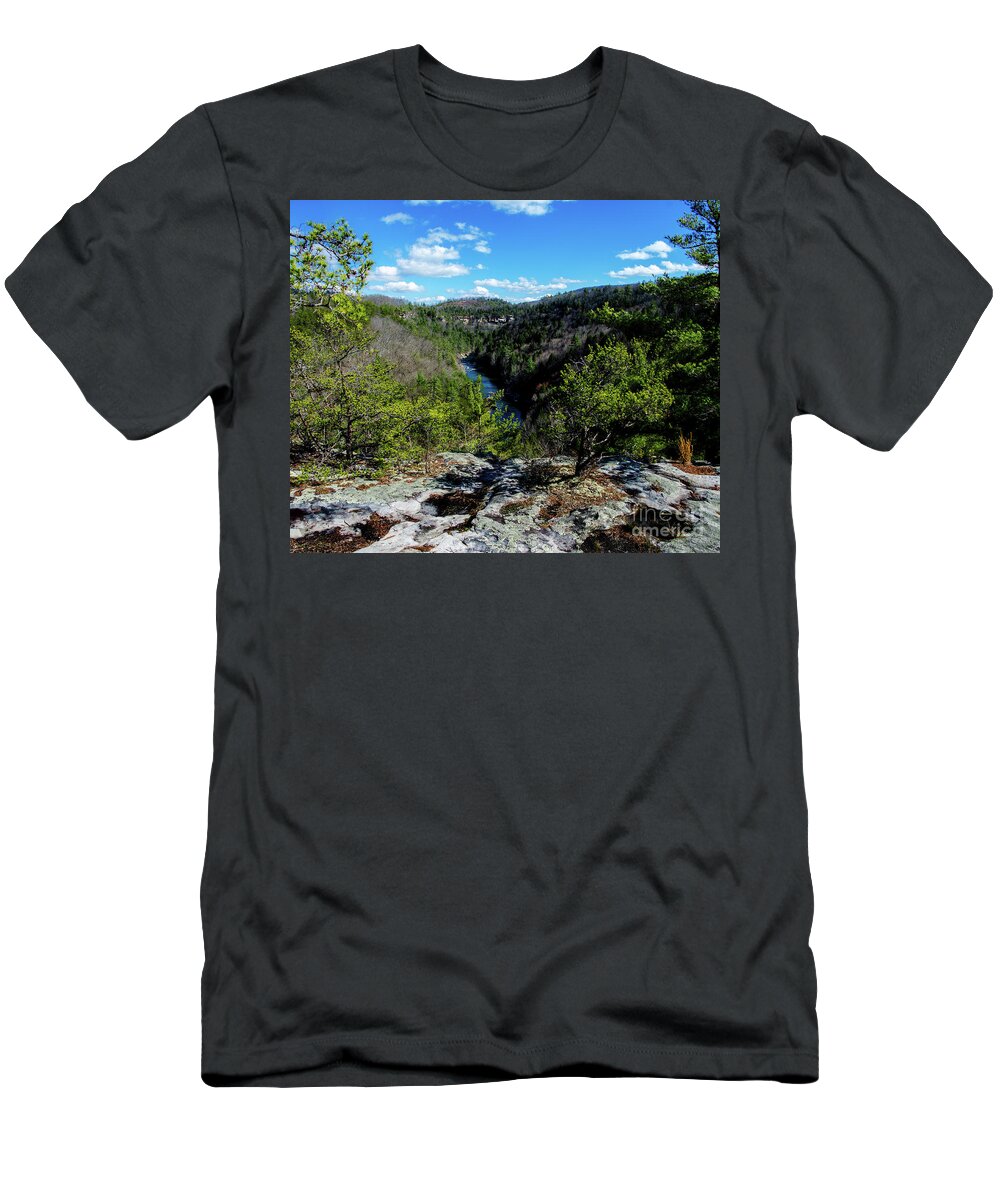 The Obed Wild And Scenic River T-Shirt featuring the photograph The Obed Wild and Scenic River by Paul Mashburn