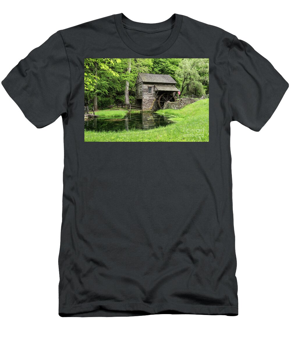 Mill T-Shirt featuring the photograph The Old Mill by Nicki McManus