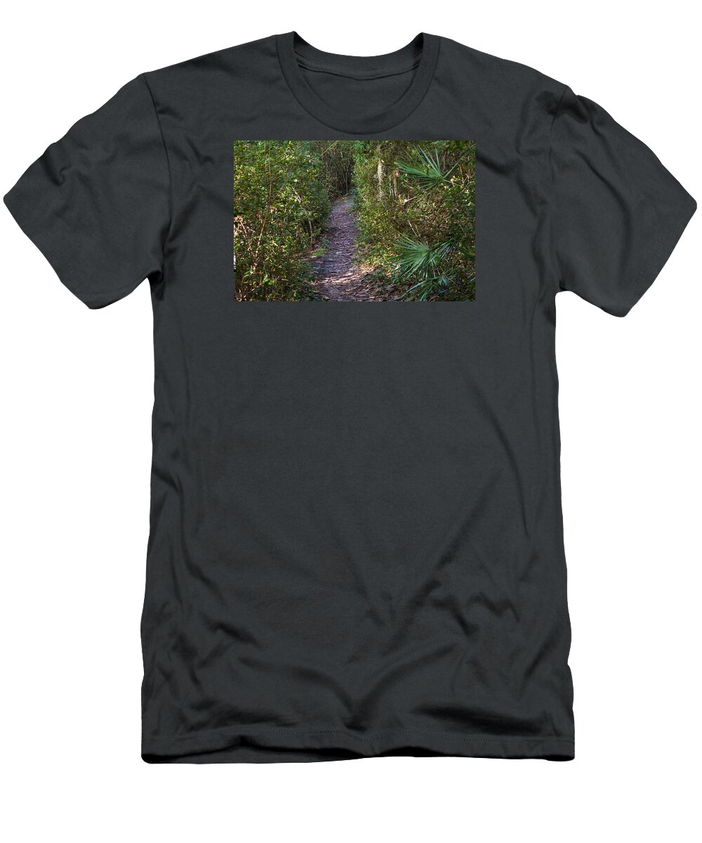 Scenery T-Shirt featuring the photograph The Path Of Life by Kenneth Albin
